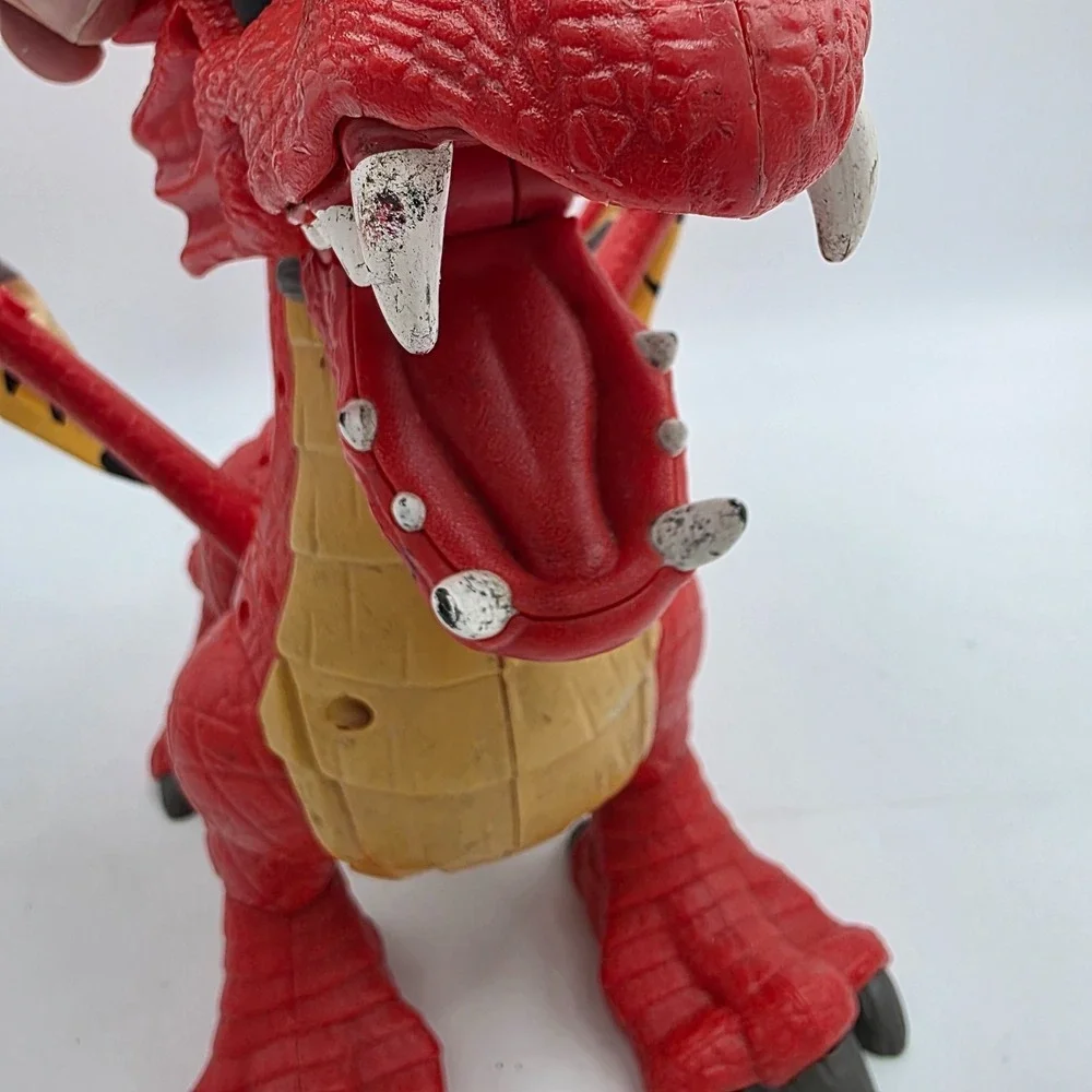 Fisher Price Imaginext Castle Eagle Talon Red DRAGON w/ Sounds Wings Works